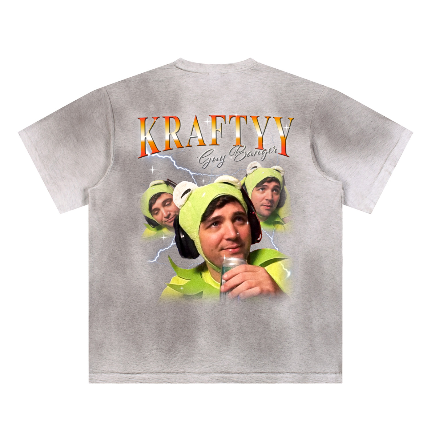 BACK PRINT Sun Fade Hand-Painted T-Shirt