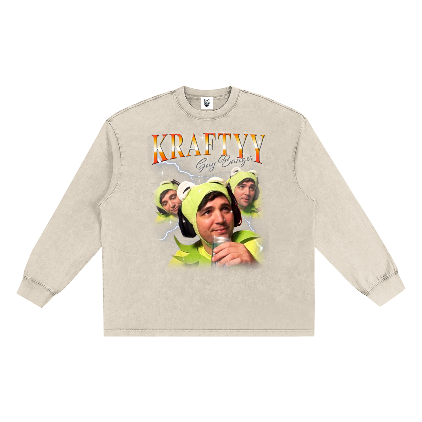 Snow Washed Frayed Edge T-Shirt