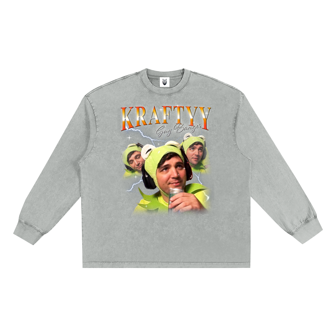 Snow Washed Frayed Edge T-Shirt