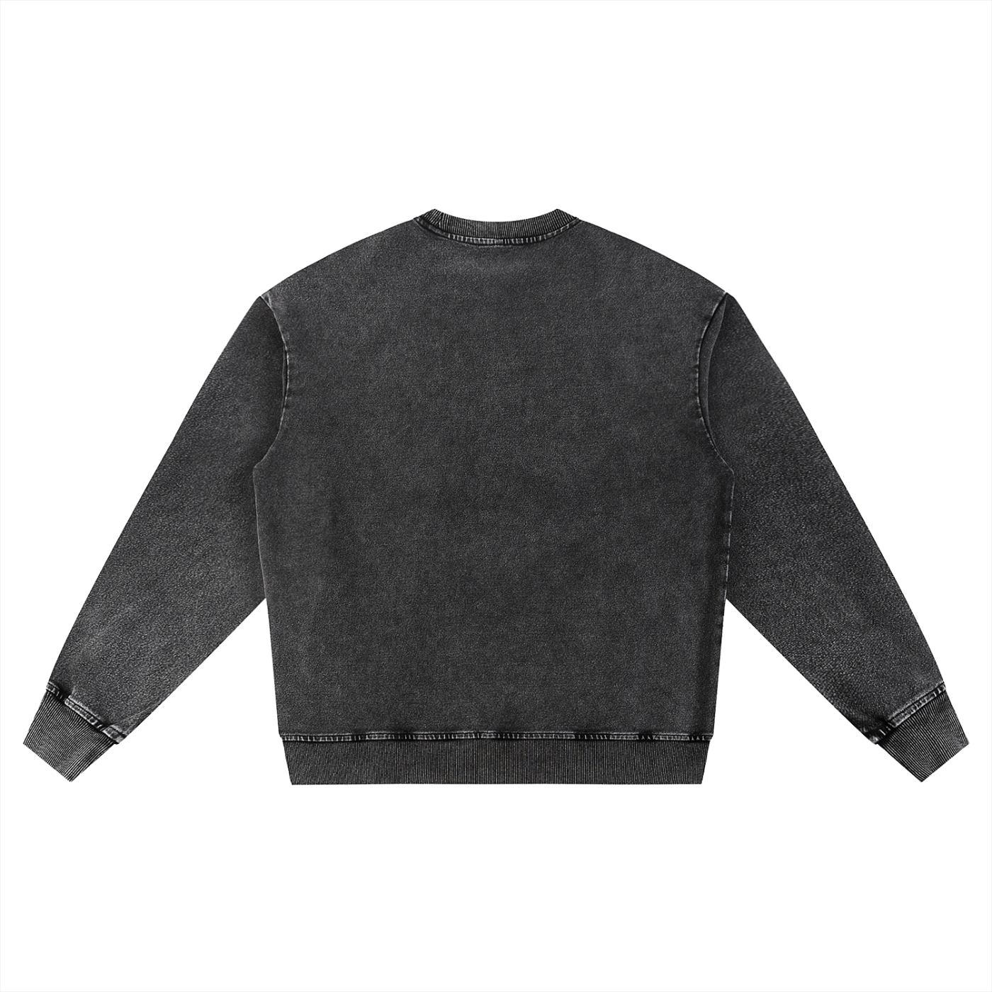 Snow Wash Oversized Crewneck Sweatshirt [SFW Version]