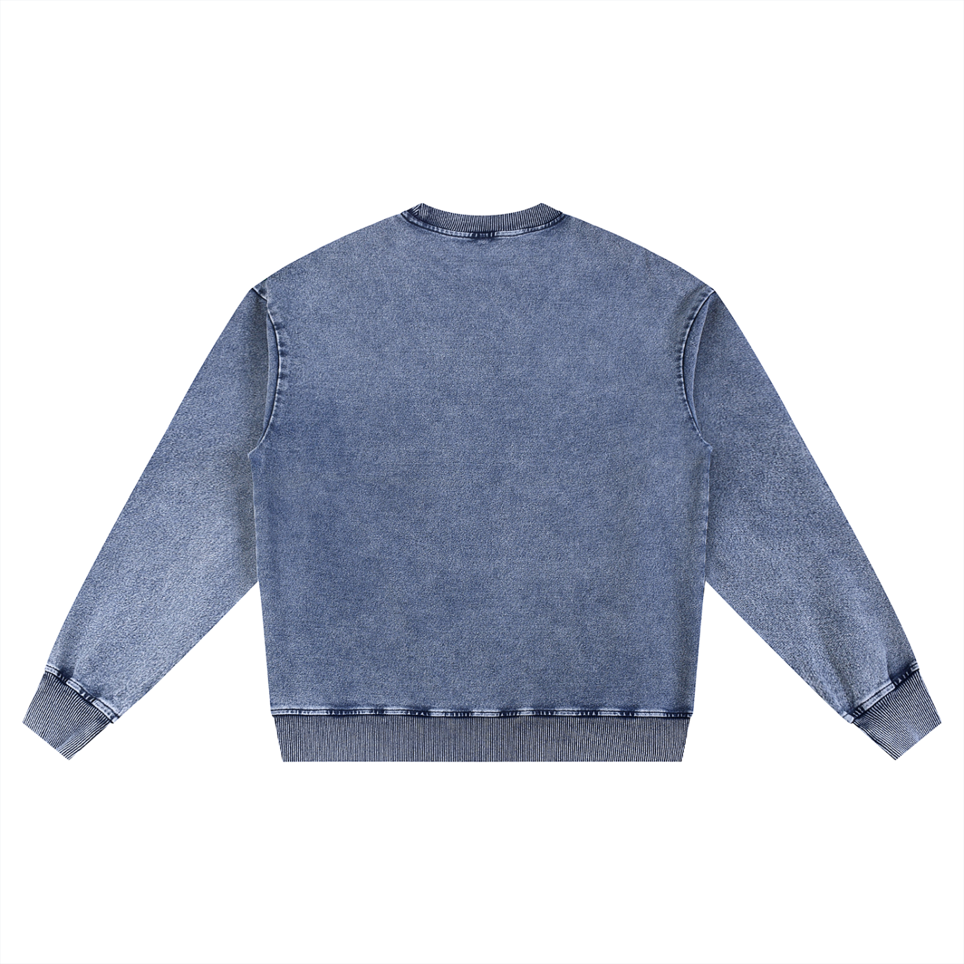 Snow Wash Oversized Crewneck Sweatshirt [SFW Version]