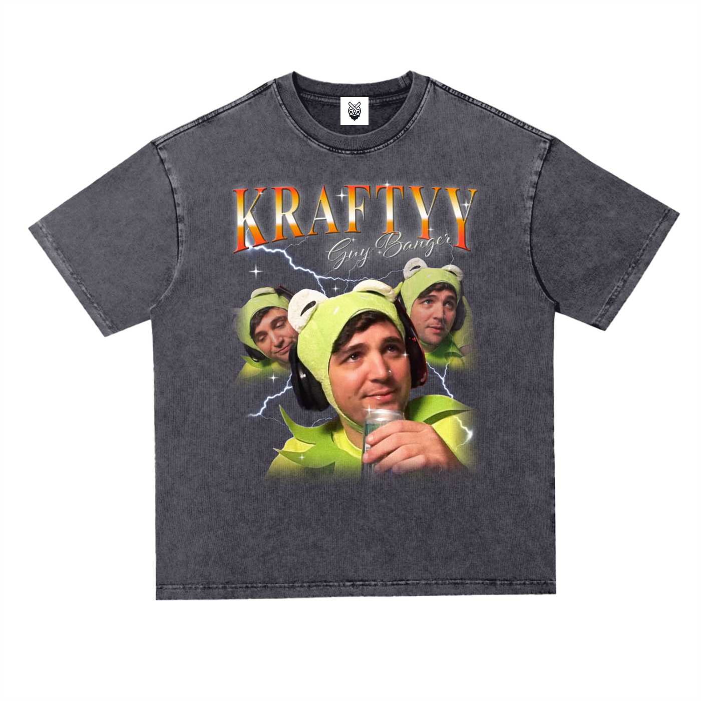 Snow Washed Heavyweight Oversize T-Shirt